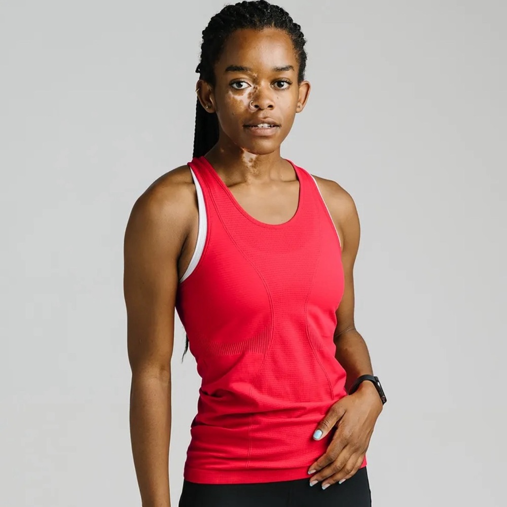 Zyia red copper charged tank - like new